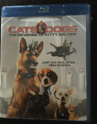 CATS & DOGS: THE REVENGE OF KITTY GALORE [Bluray] New Sealed