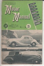 Motor Manual 1948 Apr Morgan Humber Hawk Lex Davidson Bristol Lancia Vol 3/25  A