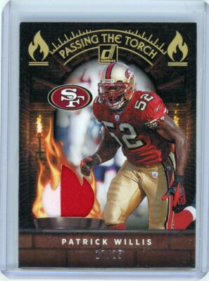 2021 Donruss Football Passing The Torch Dual Patch Patrick Willis