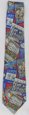 Ferrano Milan Italy Baseball Necktie Tie Italian Silk