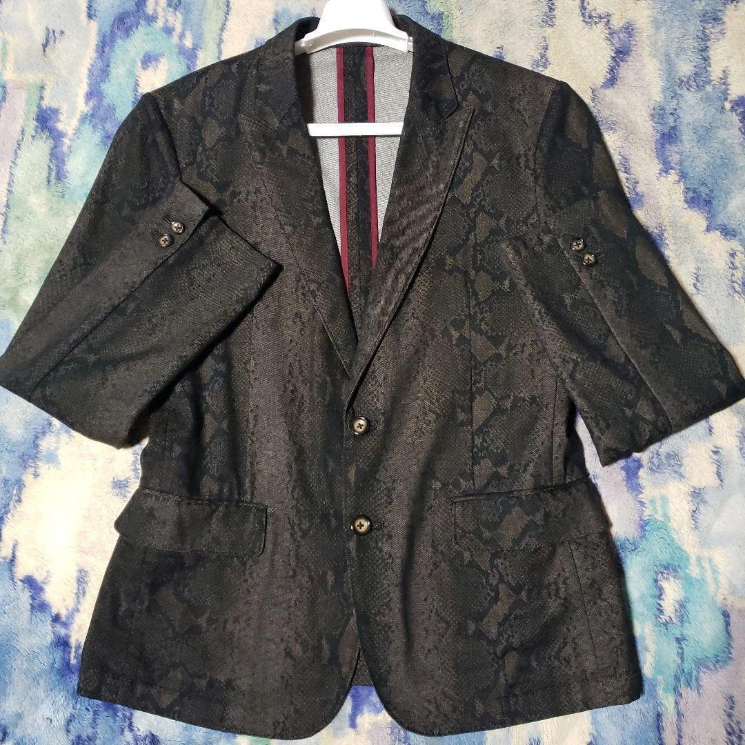 Tornado Mart Python Jacket Tornadomart Pattern L W51cm/L67cm JAPAN