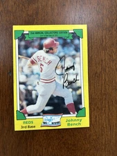 1982 Topps Drake's Big Hitters #3 Johnny Bench Cincinnati Reds HOF  Nrmt/MT
