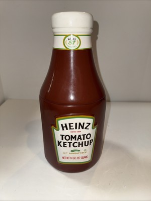 Vintage Cookie Jar- Heinz Ketchup Bottle -Ceramic- 14oz. 2000