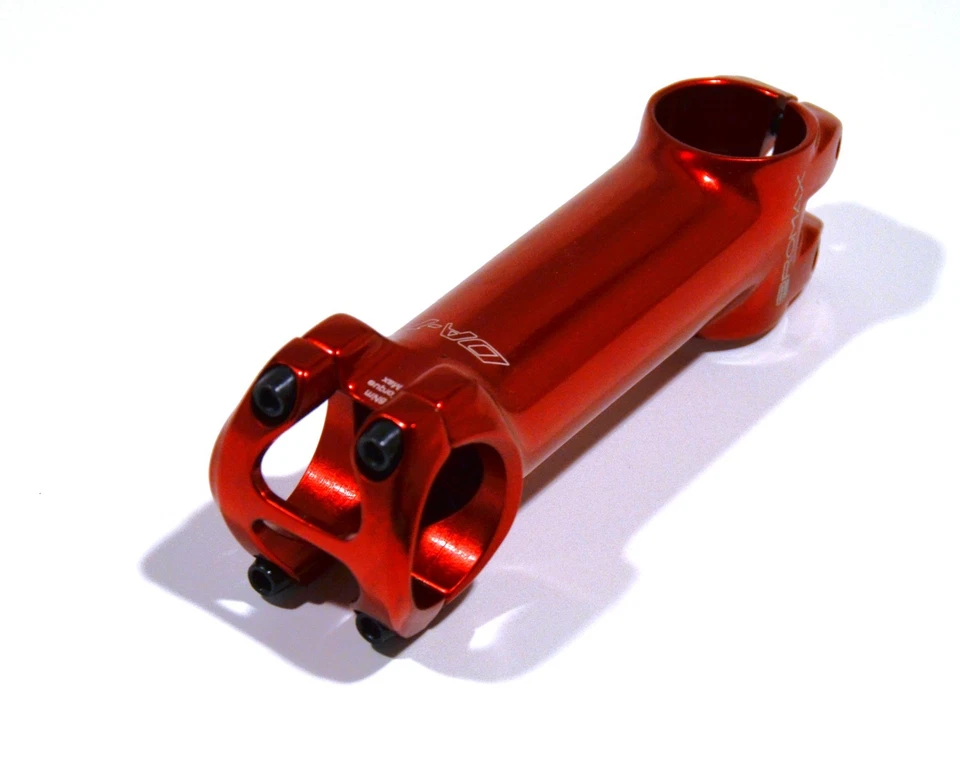 ProMax red Anodized stem DA-1 - 1 1/8" 31.8 clamp 110mm track bike Road - used - Image 3 of 4