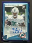 2025 Donruss Optic Football Purple Stars Ollie Gordon II #218