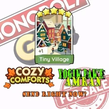 MONO_POLY_GO Tiny Village STICKERS 5⭐⭐⭐⭐⭐ (set 16)