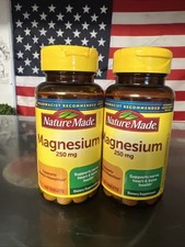 2x Magnesium Oxide 250 Mg, Dietary Supplement for Muscle, Heart,