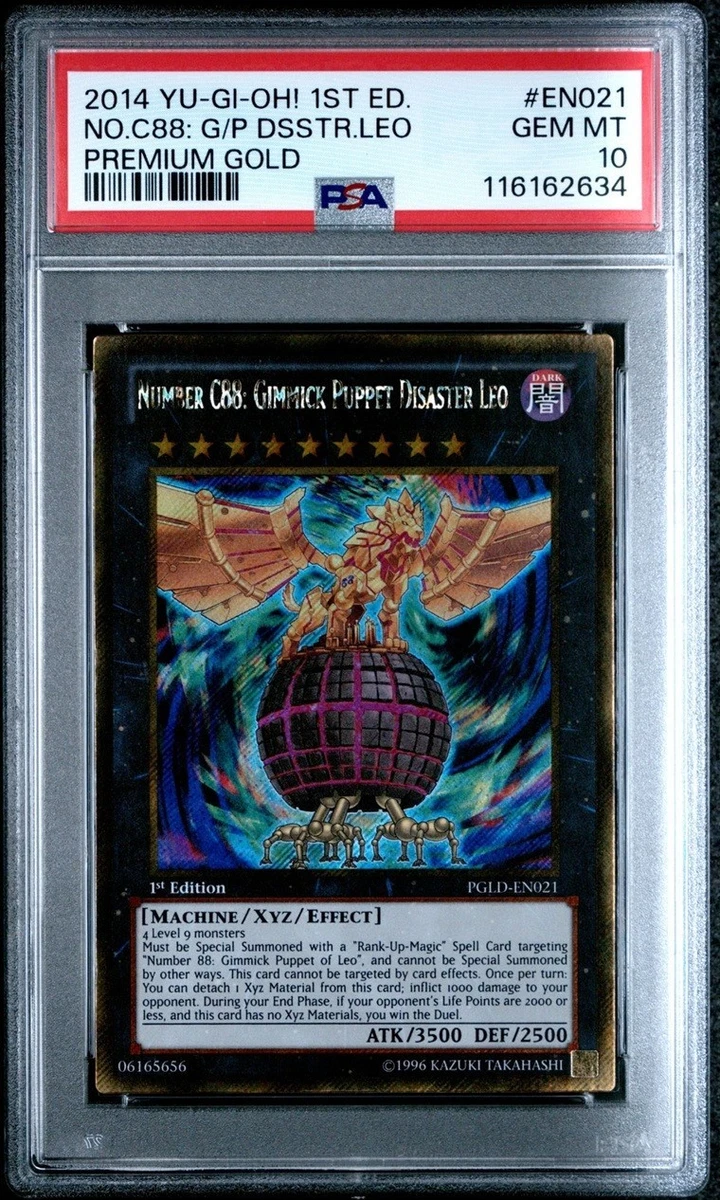 Yu-Gi-Oh! Number C88: Gimmick Puppet Disaster Leo PGLD-EN021 1st