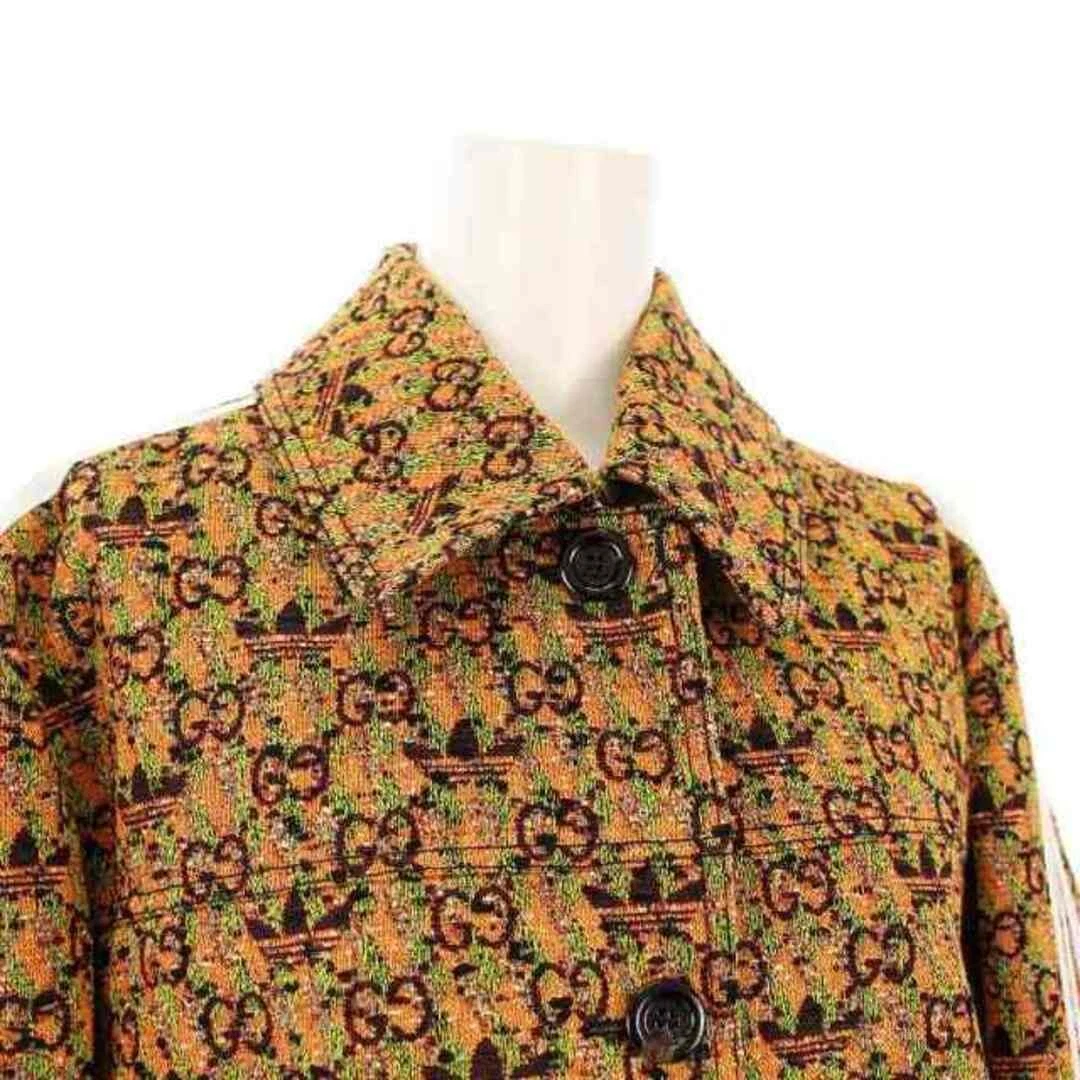 Gucci adidas Originals GG cappotto trifoglio colletto balmain capospalla lungo 36 usa