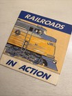 1966 Railroads In Action Picture Book american Association Railroads  — photo 1