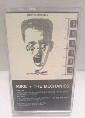 Mike + The Mechanics Self Titled Cassette Tape 1985 Pop Rock Album