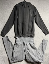 Tuxy One Piece Jumpsuit Loungwear Hoodie Sweats Joggers Gray Men's Medium