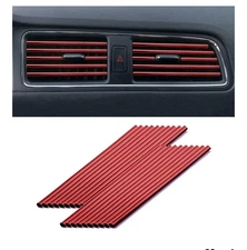 13 Pieces Car Air Conditioner Decoration Strip for Vent Outlet, Universal