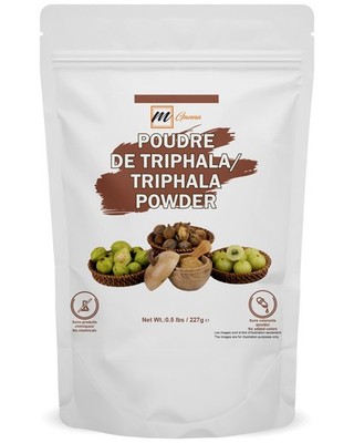 mGanna 100% Natural Triphala Powder for Skin and 8.01 Ounce (Pack of 1)