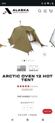 Alaska Gear Company Tent