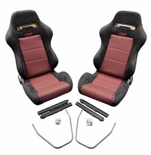 Reclinable Slider Seats For Recaro Sr3 Style Civic Integra Dc2 Ek9 Ek Eg Itr Ctr