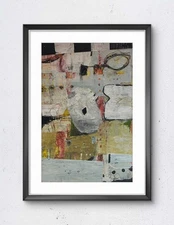 Faris Original Art: Carb Ribba: 2018 :30x24 Canvas Oil Abstract-Expressionism