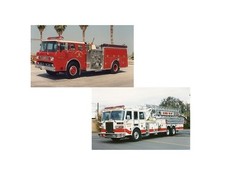 fire apparatus photos Escondido CA Sutphen & Riverside County Ford KME
