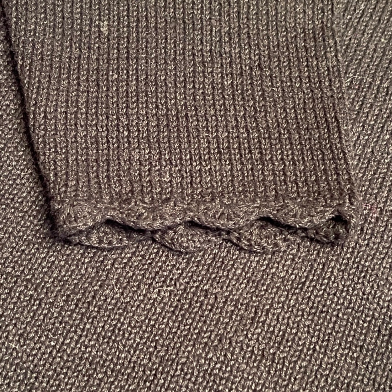 Work in Progress Ugly Christmas Sweater Womens Embellished Tree Beads Medium Vtg