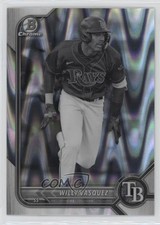2022 Bowman Draft Chrome Black & White RayWave Refractor Willy Vasquez 16wa