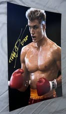 Dolph Lundgren Signed 12x18 Photo Rocky IV