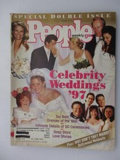 PEOPLE MAGAZINE FEBRUARY 10, 1997 CELEBRITY WEDDINGS CHRISTIE BRINKLEY JFKJR