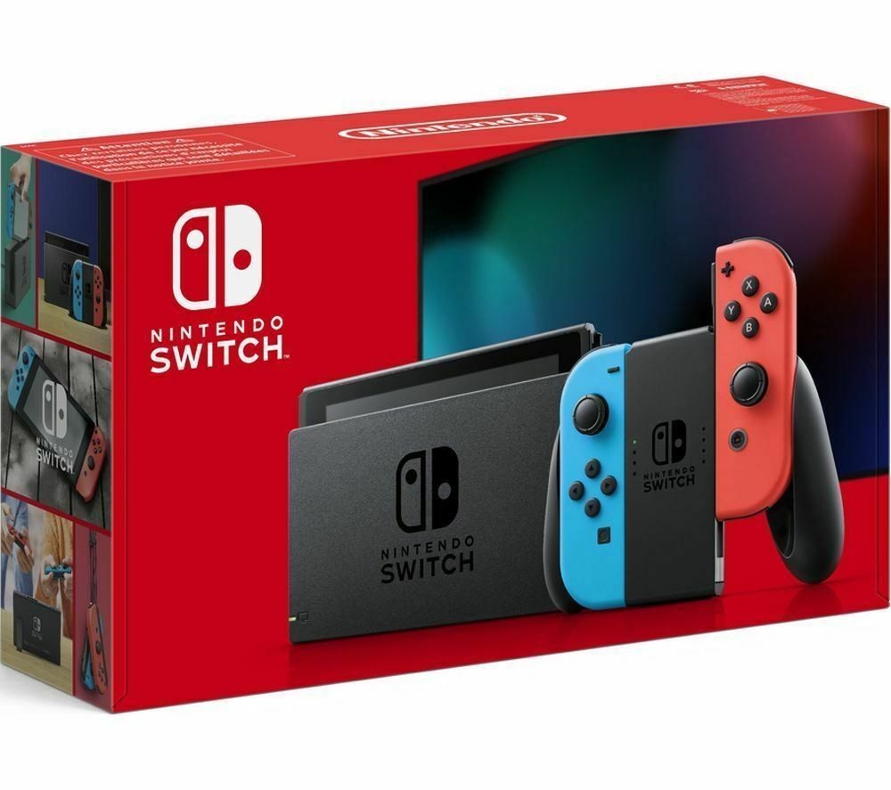 NINTENDO Switch Neon Red and Blue REFURB-B UK