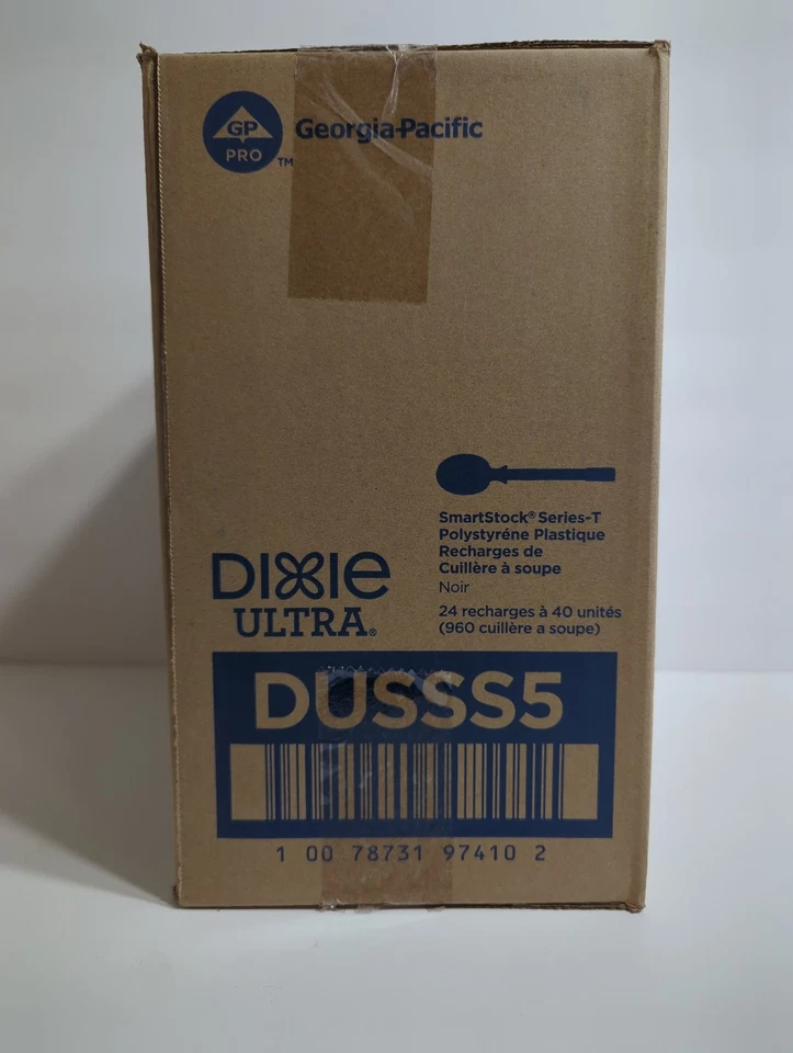 Dixie Ultra Ultra SmartStock Series-T Polypropylene Spoon Set Black 960 Case Foto 2 de 2
