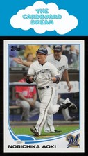 Norichika Aoki 2013 Topps #307 Milwaukee Brewers Baseball Card