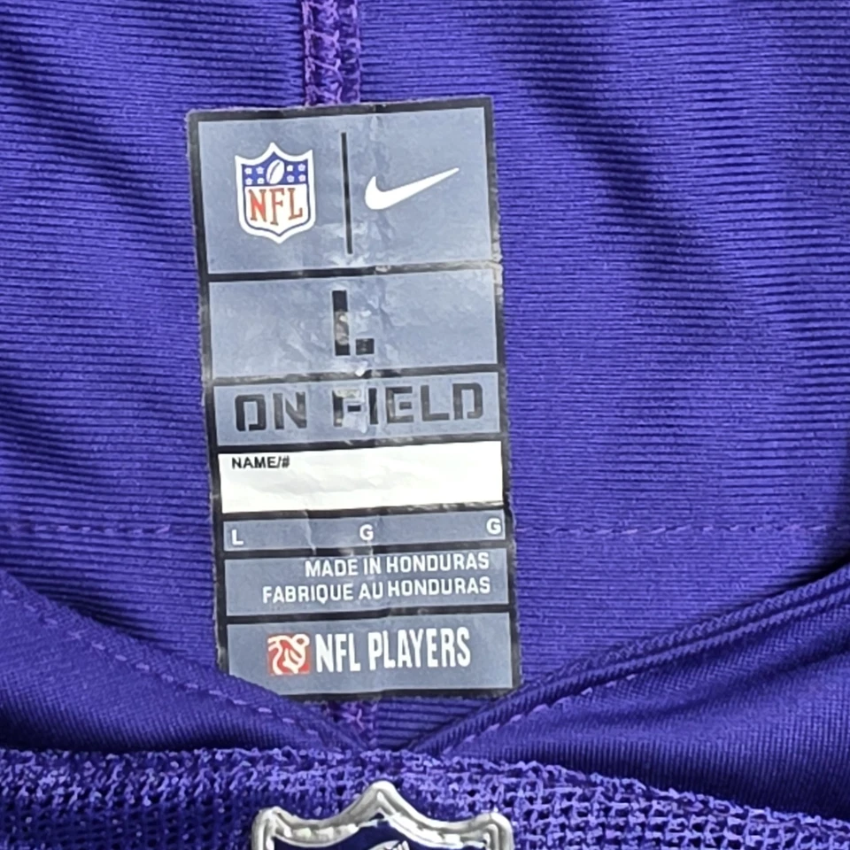 Camiseta grande de los Baltimore Ravens Odell Beckham Jr Nike NFL en el campo nueva Foto 4 de 4