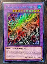 Yugioh Egyptian God Slime Holographic Secret Rare 1st Edition NM