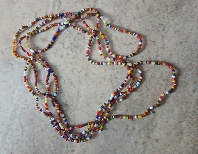 SET á 5 Stück Halskette Glasperlen Seedbeads Necklace Seed Beads Indianer