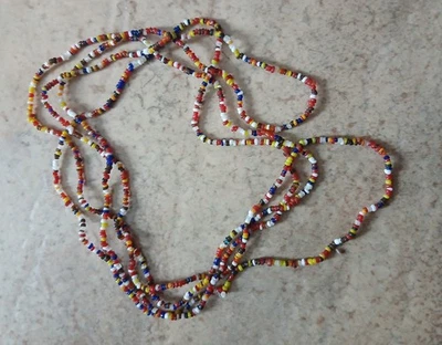 SET á 5 Stück Halskette Glasperlen Seedbeads Necklace Seed Beads Indianer - Bild 1 von 2