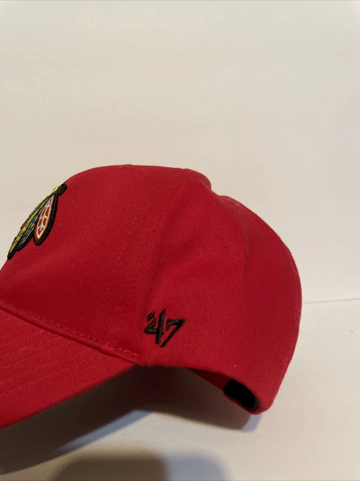 Chicago Blackhawks Dirty Seven Rojo SnapBack NHL Sombrero Bordado Foto 4 de 4