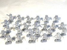 Vintage MPC NASA Astronauts Space Men Gray Plastic Space Cadet Figures LOT OF 25