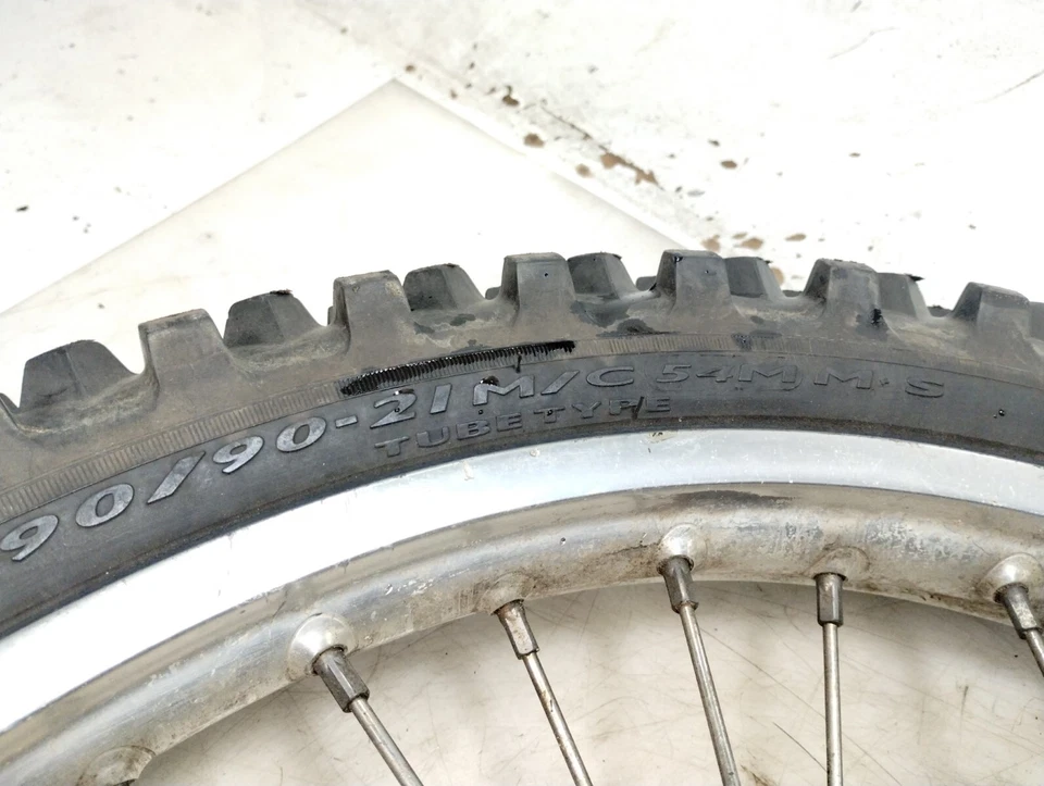 BMW G450 G450X 2010 llanta delantera recta (sin neumáticos) 21" Foto 4 de 4