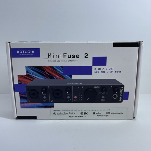 Arturia MiniFuse 2 USB-C Audio Interface - Black - Picture 7 of 8