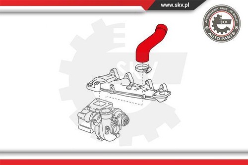 ESEN SKV Ladeluftschlauch passend für VW Transporter III Bus 24SKV717 Brandneu - Bild 4 von 4