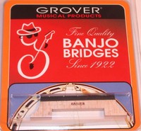 Grover Lot/2 Leader 5 String Banjo Bridge, 5/8 High, Maple W/ Ebony Top, 30b5/8 on sale Grover Lot/2 Leader 5 String Banjo Bridge, 5/8 High, Maple W/ Ebony Top, 30b5/8 on sale