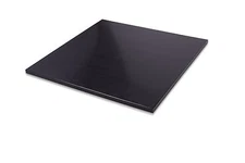 HDPE Black Plastic Polyethylene Sheets 0.250” - 1/4" Thick - You Pick The Size