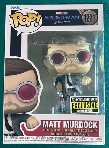 Funko Pop! Marvel Spider-Man:No Way Home Matt Murdock w/Brick #1221 EE Exclusive