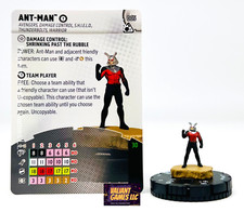 Marvel Heroclix Ant-Man #005 con juego de cartas aplastar y destruir
