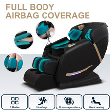 Full Body Massage Chair Zero Gravity Recliner, 2 Control Panels, Smart Screen US