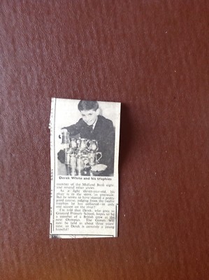 L1b Ephemera 1965 Artikel Derek White Putney Granard Rower