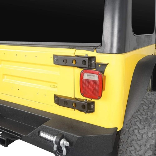 Wrangler Tailgate Hinge Set Compatible with Jeep Wrangler TJ 1997 1998 1999 2... - Picture 2 of 9