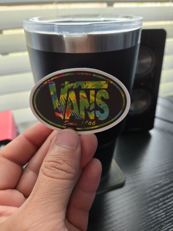 Vans Off The Wall Skateboarding Sticker Shoe Logo Decal Waterproof