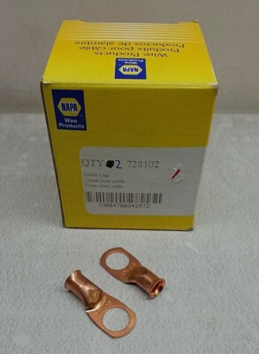 728102 Napa Wire Products Cable Lugs Quantity 2 Pieces Napa 728102 | eBay