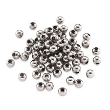1000Pcs Round Stainless Steel Beads for Jewelry Craft Making 3mm/4mm/5mm/6mm/8mm