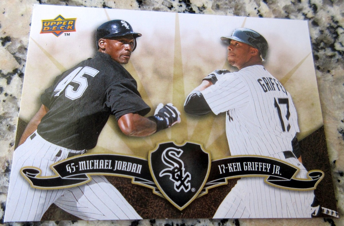 MICHAEL JORDAN KEN GRIFFEY JR. 2009 Upper Deck RARE Dual SP