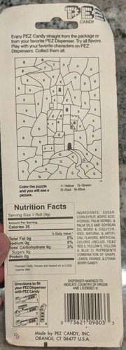 1985 PEZ Daffy Duck Dispenser in Package U.S Patent 3.942.683 UNUSED - Picture 4 of 4